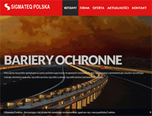 Tablet Screenshot of bariery-drogowe.pl